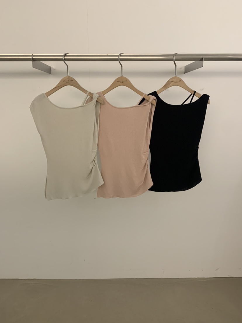 UNDER KEY韓國代購㊣女裝新品熱賣25春夏人氣職業吊帶背心UNDER KEY吊帶/背心