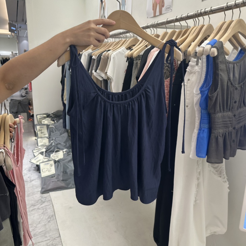CHAV東大門㊣直郵女士新品休閑人氣真品熱賣時尚25春夏吊帶背心CHAV吊帶/背心圖色4