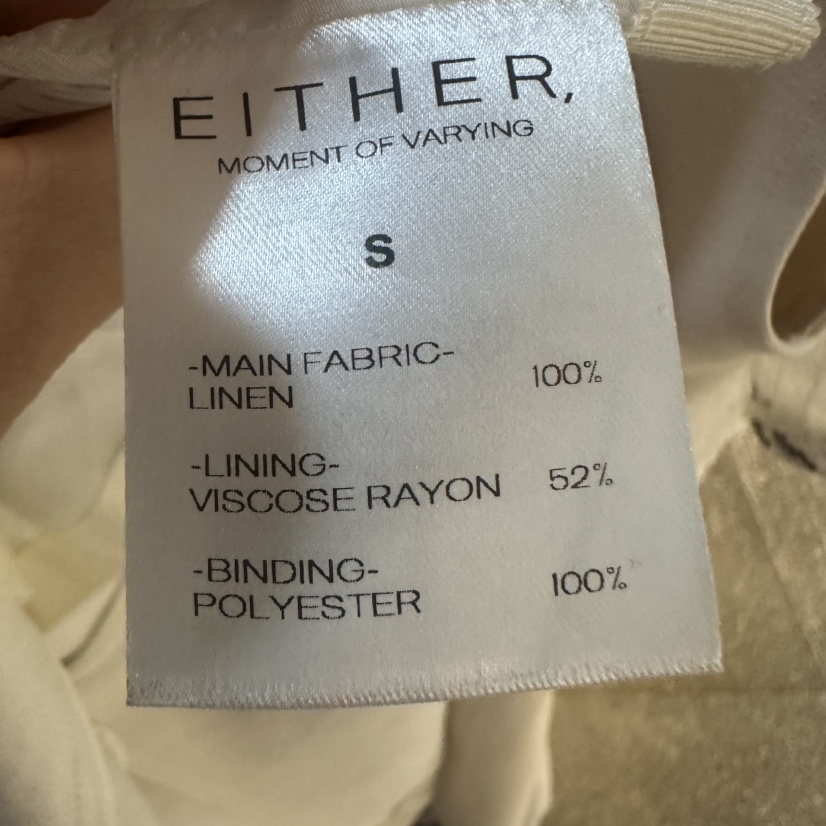 EITHER東大門㊣直郵女士新品人氣真品職業推薦夾克人字紋亞麻EITHER夾克
