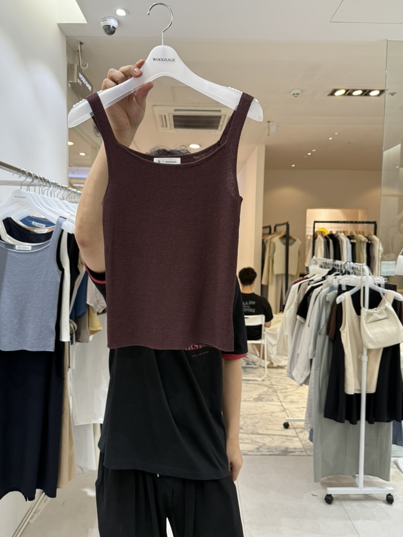 WOOD SAGE東大門㊣代購女裝新款推薦職業真品休閑吊帶背心WOOD SAGE吊帶/背心
