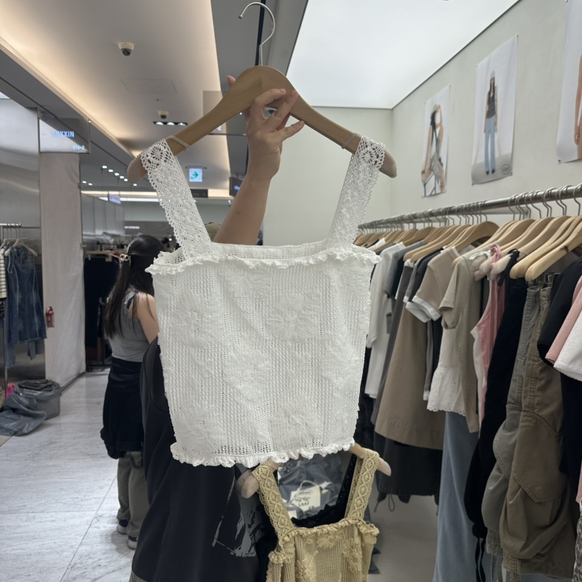 CHAV東大門㊣直郵女士新款熱賣休閑推薦人氣25春夏吊帶背心CHAV吊帶/背心
