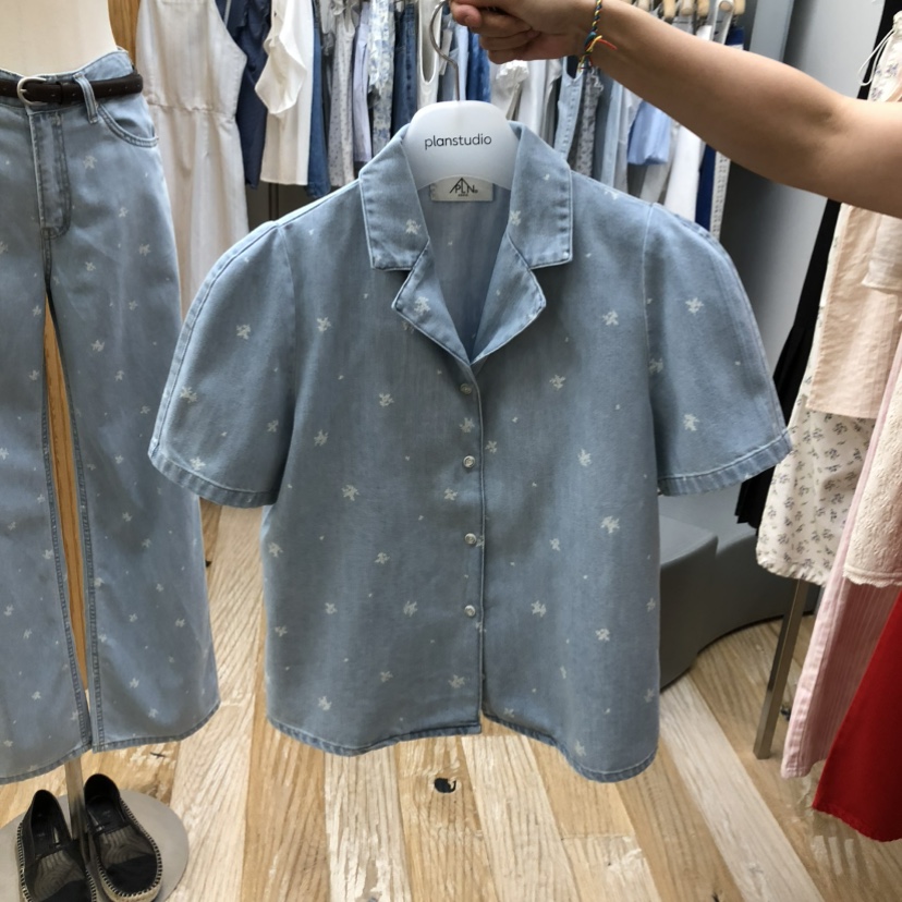 THEPLAN東大門㊣直郵女裝新品推薦職業時尚休閑人氣襯衫蕾絲衫THE PLAN襯衫/蕾絲衫