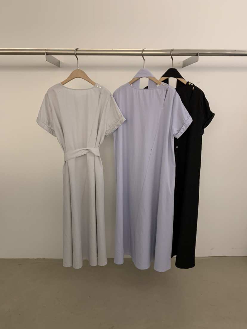 UNDER KEY東大門㊣直郵女裝新品真品25春夏人氣連衣裙含腰帶UNDER KEY連衣裙