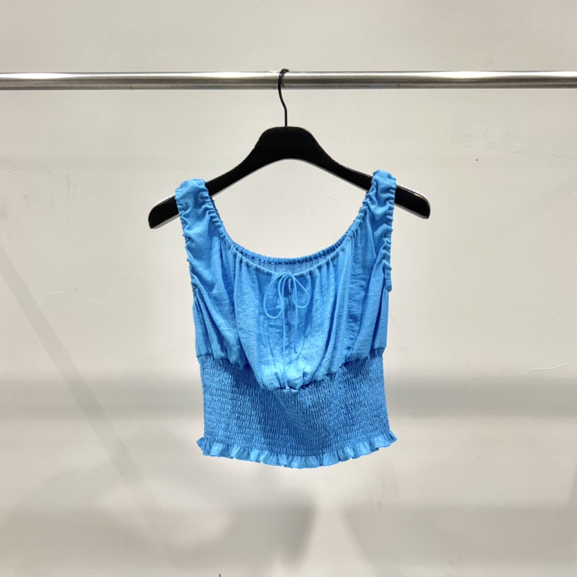 RIVER韓國直郵㊣女裝新品時尚休閑真品人氣25春夏職業吊帶背心WATER/RIVER吊帶/背心圖色2