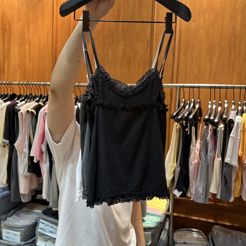 GARMENT-P韓國代購㊣女士新品25春夏人氣職業休閑吊帶背心GARMENT吊帶/背心