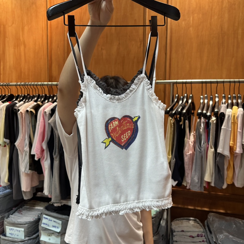 GARMENT-P韓國代購㊣女士新品25春夏人氣職業休閑吊帶背心GARMENT吊帶/背心