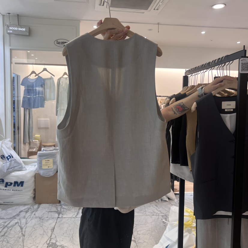 LA MAGIE FEMME韓國代購㊣女裝新品真品時尚推薦人氣馬甲Lamagie Femme馬甲