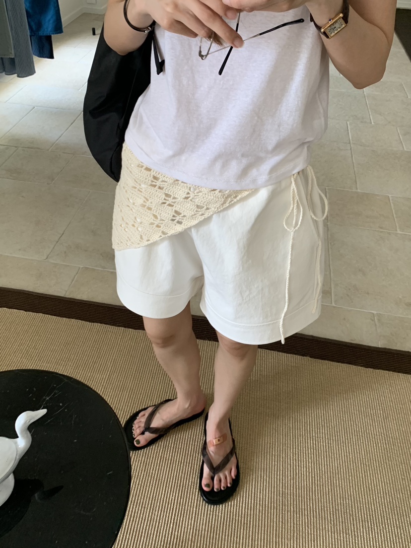 BAKING POWDER東大門㊣實拍女士新款職業真品25春夏時尚短褲BAKING POWDER短褲