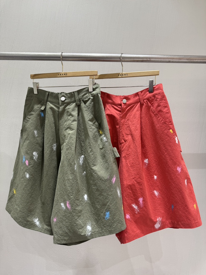 FRANC—L東大門㊣代購女裝新品25春夏推薦時尚人氣短褲亞麻FRANC短褲