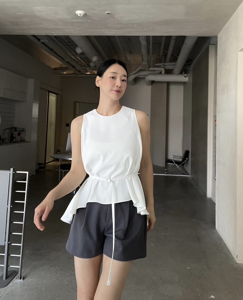 VERNI韓國直郵㊣女裝新品熱賣人氣真品時尚職業推薦25春夏短褲VERNI短褲