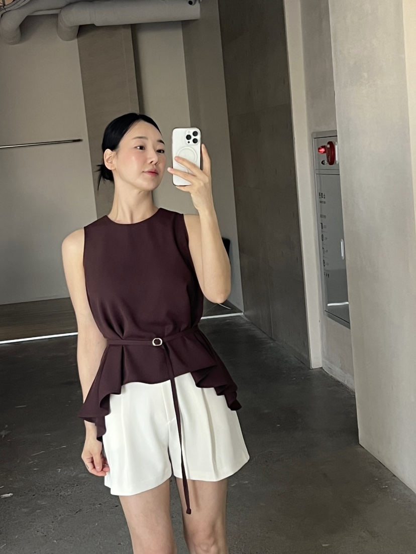 VERNI韓國直郵㊣女裝新品熱賣人氣真品時尚職業推薦25春夏短褲VERNI短褲
