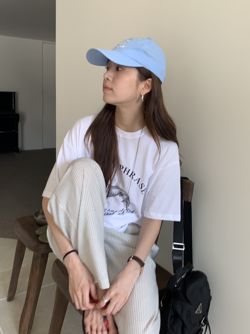 BAKING POWDER韓國代購㊣女士新款職業真品25春夏熱賣休閑T恤BAKING POWDERT恤