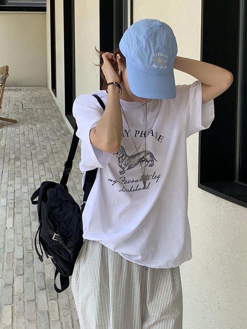 BAKING POWDER韓國代購㊣女士新款職業真品25春夏熱賣休閑T恤BAKING POWDERT恤