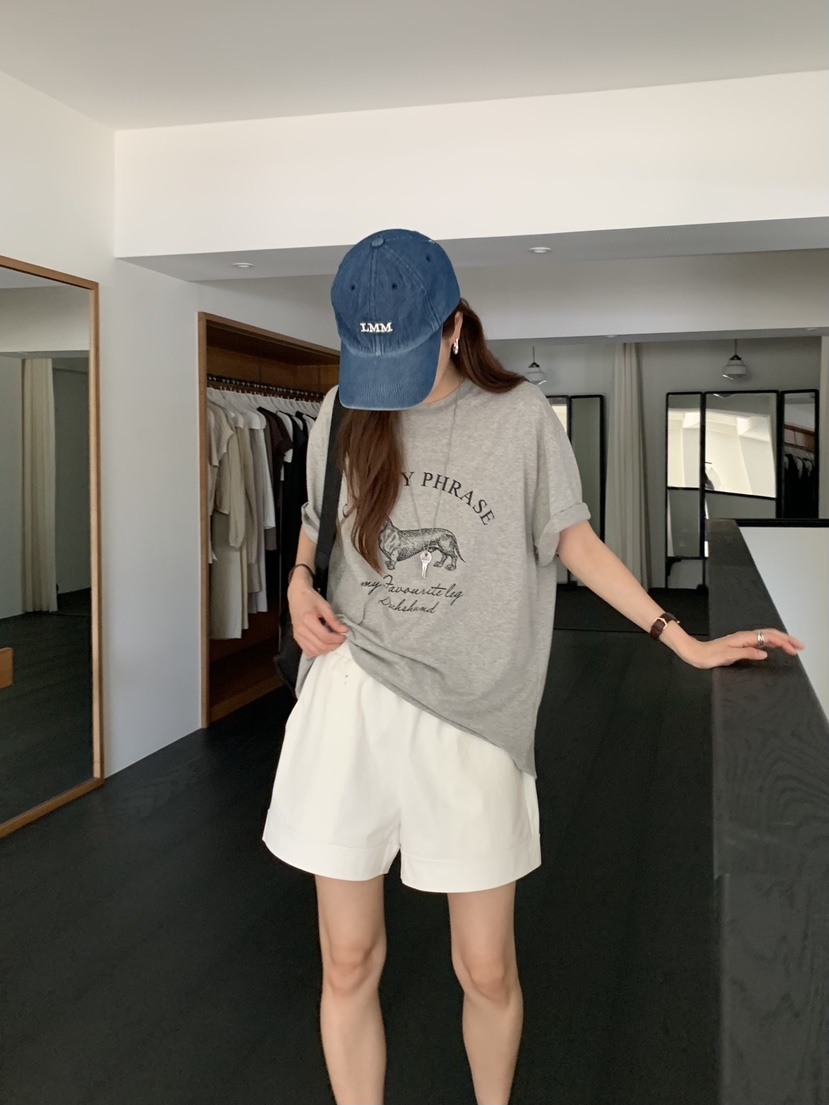BAKING POWDER韓國代購㊣女士新款職業真品25春夏熱賣休閑T恤BAKING POWDERT恤