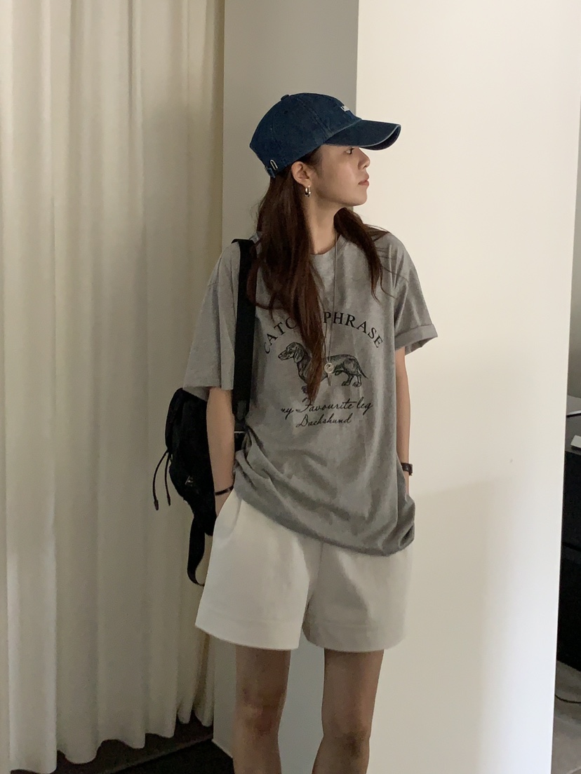 BAKING POWDER韓國代購㊣女士新款職業真品25春夏熱賣休閑T恤BAKING POWDERT恤