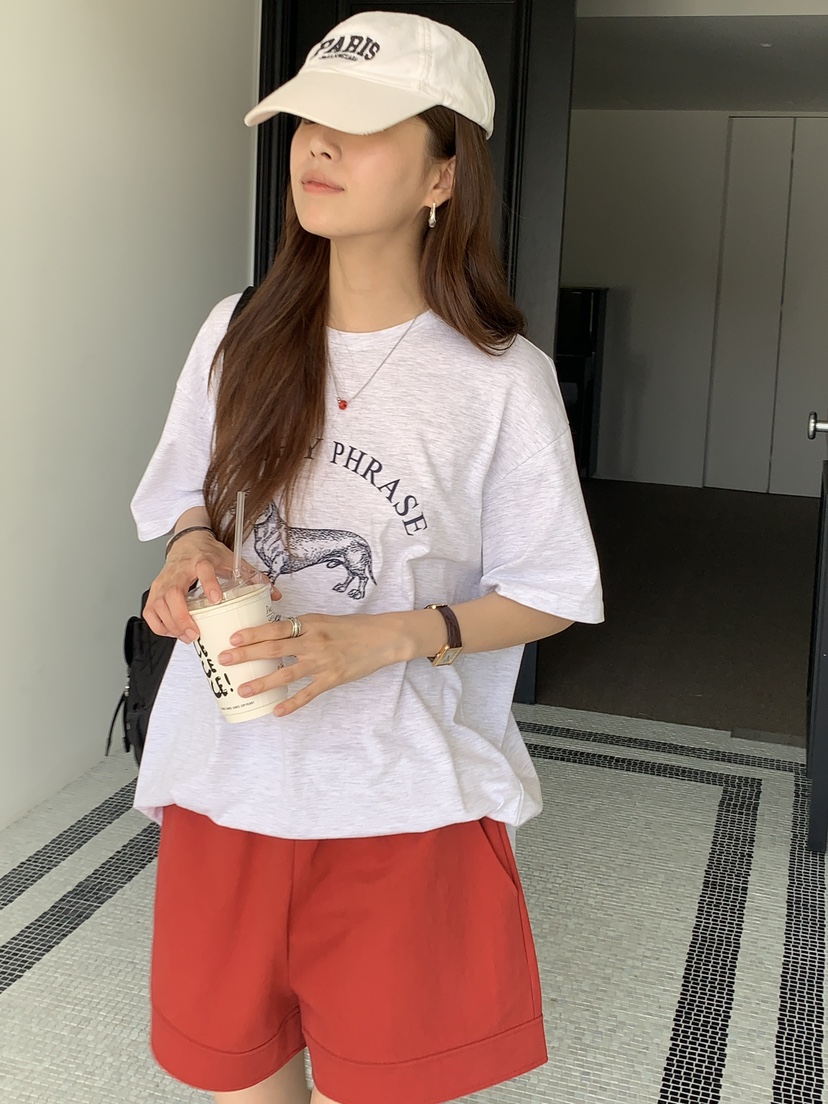 BAKING POWDER韓國代購㊣女士新款職業真品25春夏熱賣休閑T恤BAKING POWDERT恤