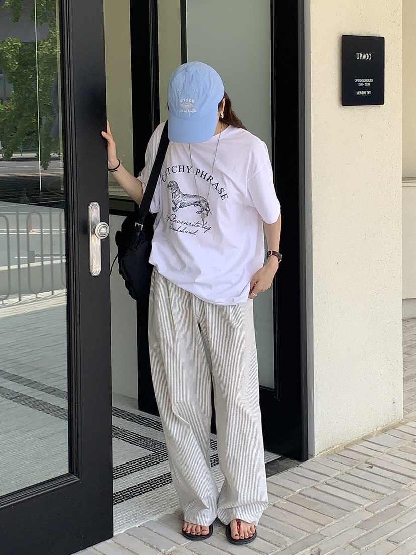 BAKING POWDER韓國代購㊣女裝新款職業熱賣時尚25春夏休閑褲BAKING POWDER休閑褲