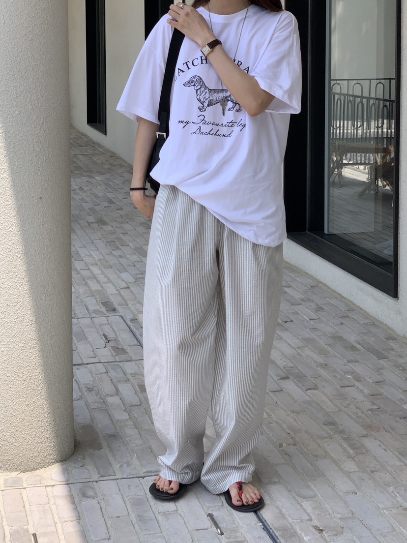 BAKING POWDER韓國代購㊣女裝新款職業熱賣時尚25春夏休閑褲BAKING POWDER休閑褲