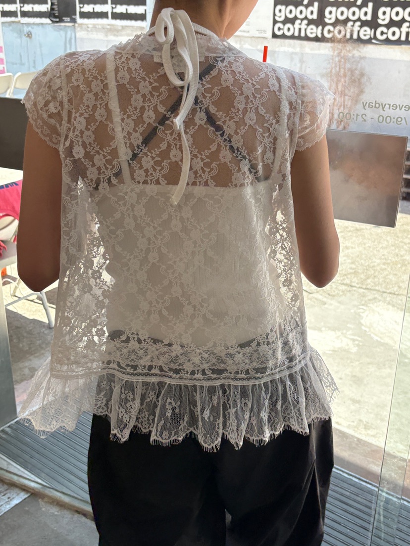 FRANC—L東大門㊣直郵女士新品休閑推薦25春夏職業襯衫蕾絲衫FRANC襯衫/蕾絲衫