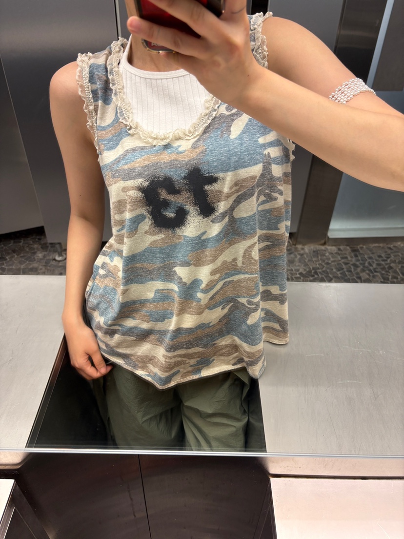 FRANC—L韓國直郵㊣女裝新品推薦人氣職業休閑熱賣吊帶背心FRANC吊帶/背心圖色2