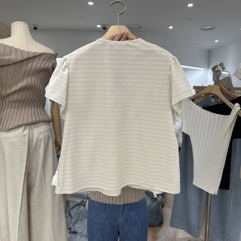 LEWIN東大門㊣代購女裝新品真品推薦人氣時尚襯衫蕾絲衫流蘇LEWIN襯衫/蕾絲衫