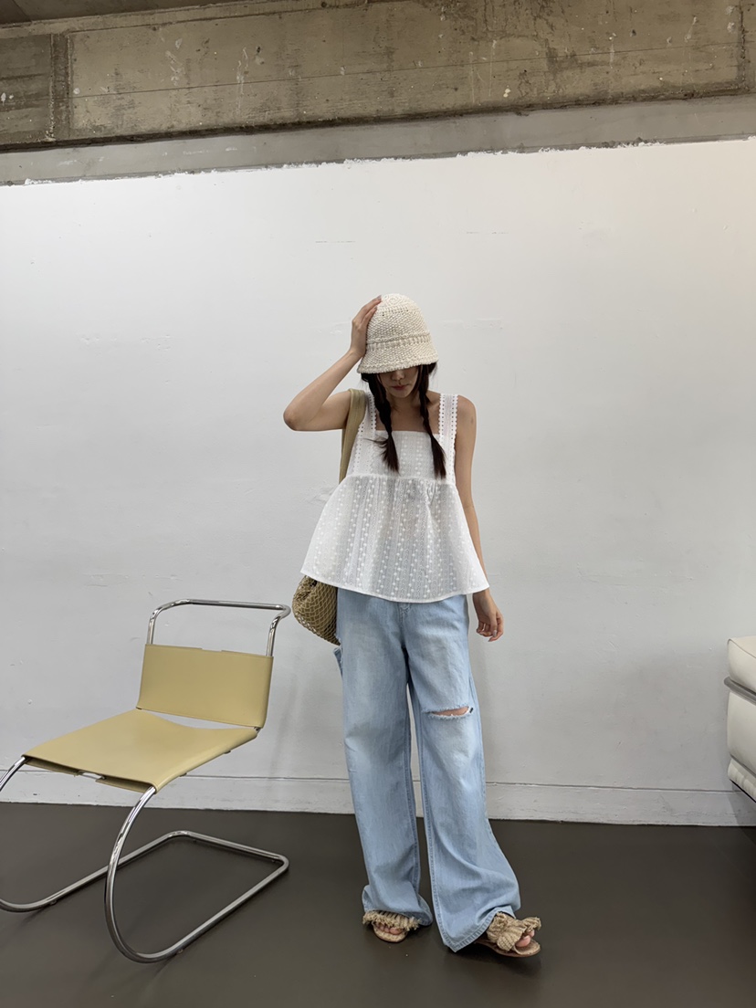 LIMLIMLIM韓國直郵㊣女裝新品人氣25春夏真品時尚休閑吊帶背心LIM LIM LIM吊帶/背心
