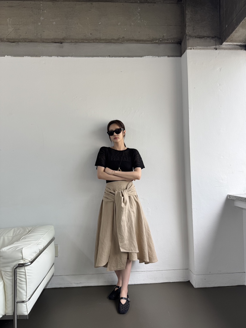 LIMLIMLIM東大門㊣直郵女裝新品25春夏人氣推薦時尚長裙亞麻布LIM LIM LIM長裙