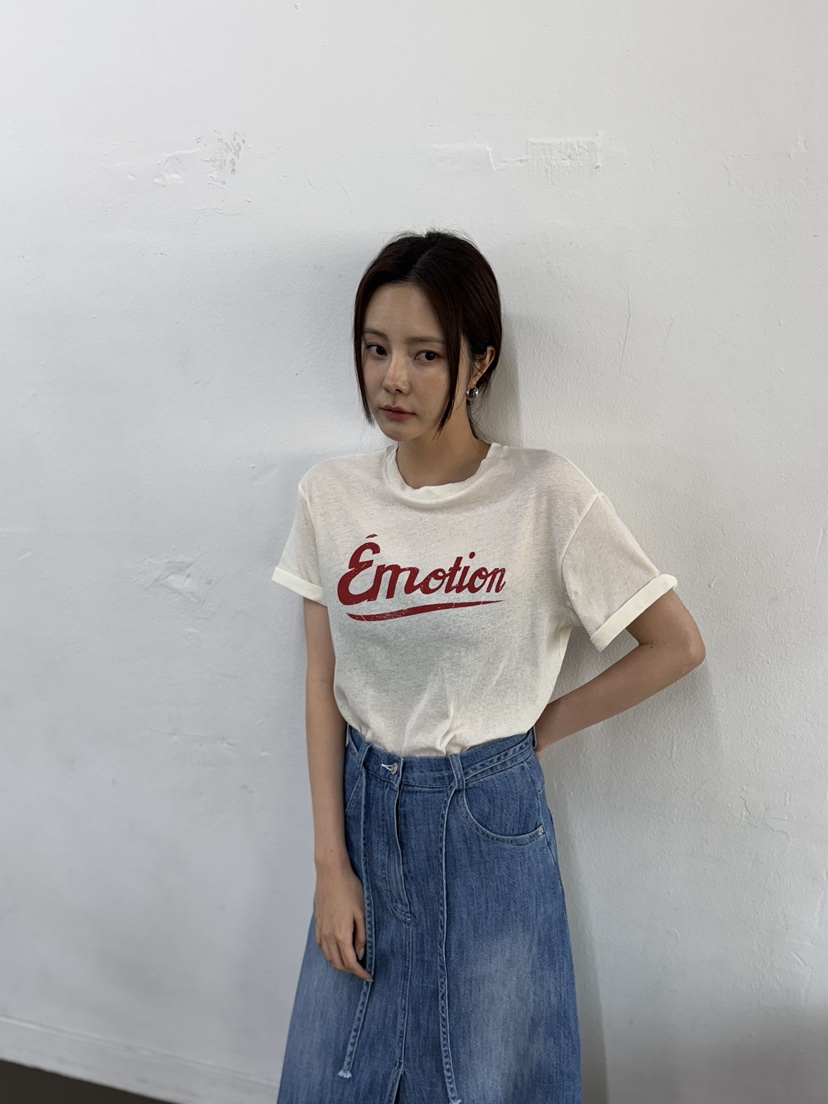 LIMLIMLIM韓國直郵㊣女士新品熱賣人氣休閑25春夏職業推薦T恤LIM LIM LIMT恤