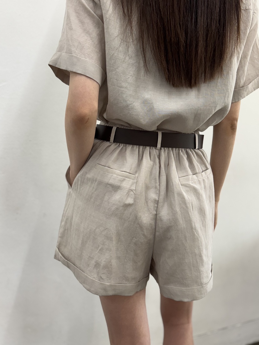 LIMLIMLIM東大門㊣代購女士新品25春夏推薦休閑襯衫蕾絲衫亞麻LIM LIM LIM襯衫/蕾絲衫
