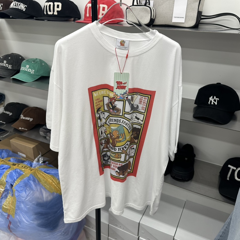 TOPDRESSING韓國直郵㊣女裝新品人氣休閑真品推薦熱賣25春夏T恤TOPDRESSINGT恤圖色1