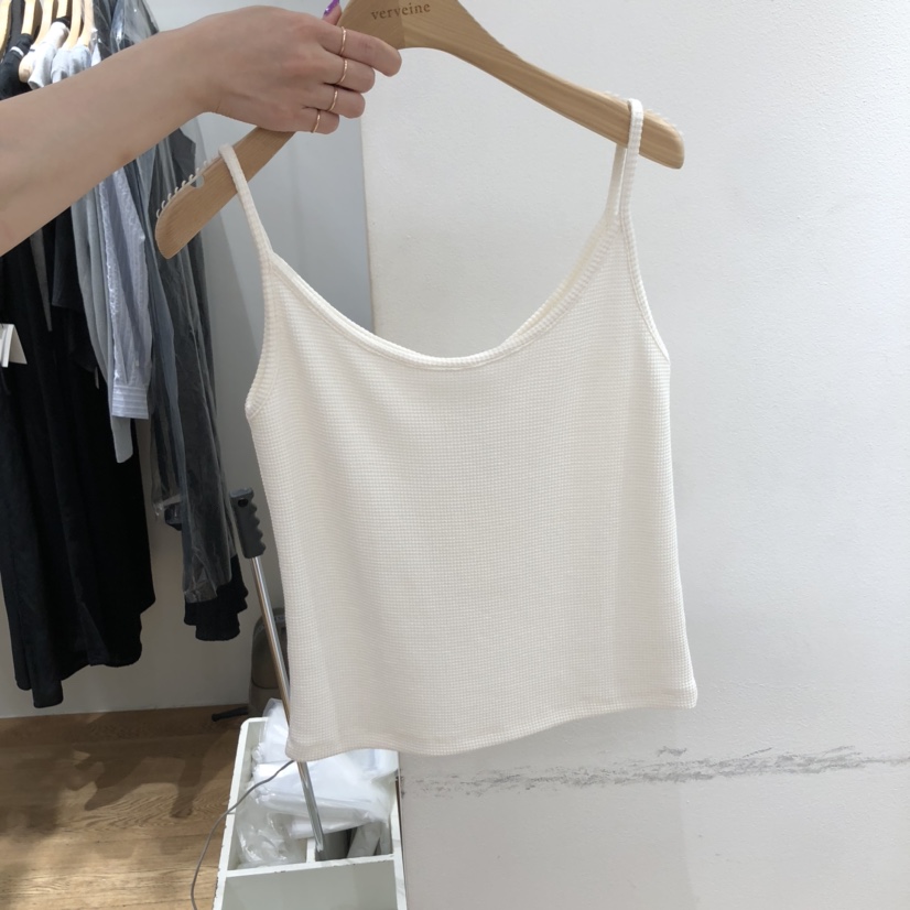 VERVEINE東大門㊣直郵女士新款推薦休閑人氣熱賣時尚吊帶背心VERVEINE吊帶/背心圖色2