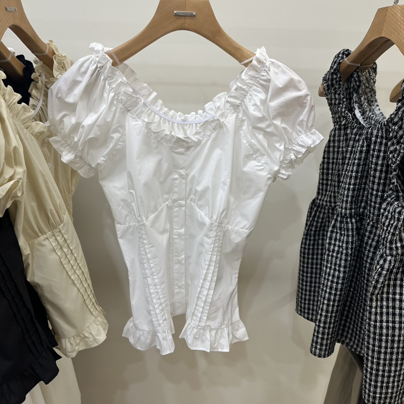 3 ANOTHER韓國代購㊣女裝新款休閑職業推薦真品襯衫蕾絲衫3 ANOTHER襯衫/蕾絲衫圖色3