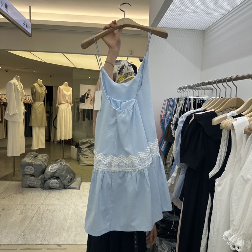 MIXXIN韓國代購㊣女裝新品25春夏真品職業時尚人氣推薦連衣裙MIXXIN連衣裙