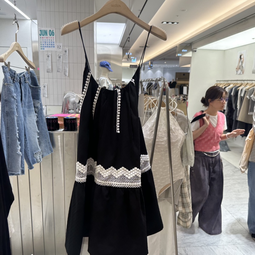 MIXXIN韓國代購㊣女裝新品25春夏真品職業時尚人氣推薦連衣裙MIXXIN連衣裙圖色2