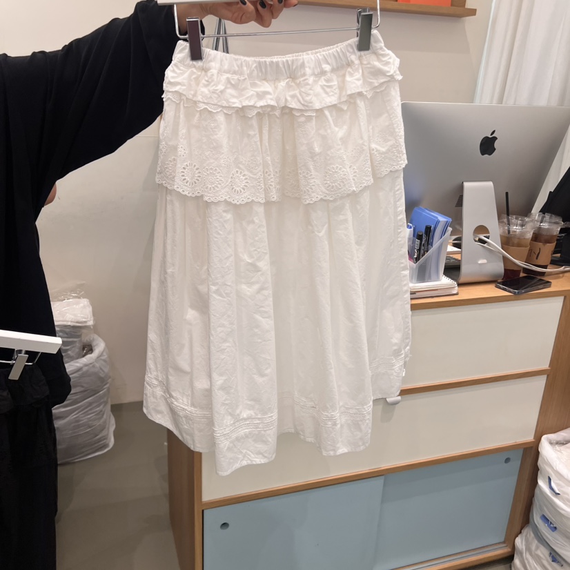 ARE東大門㊣直郵女士新款真品時尚職業25春夏休閑半身裙中短裙ARE YOU/ARE半身裙/中短裙圖色2