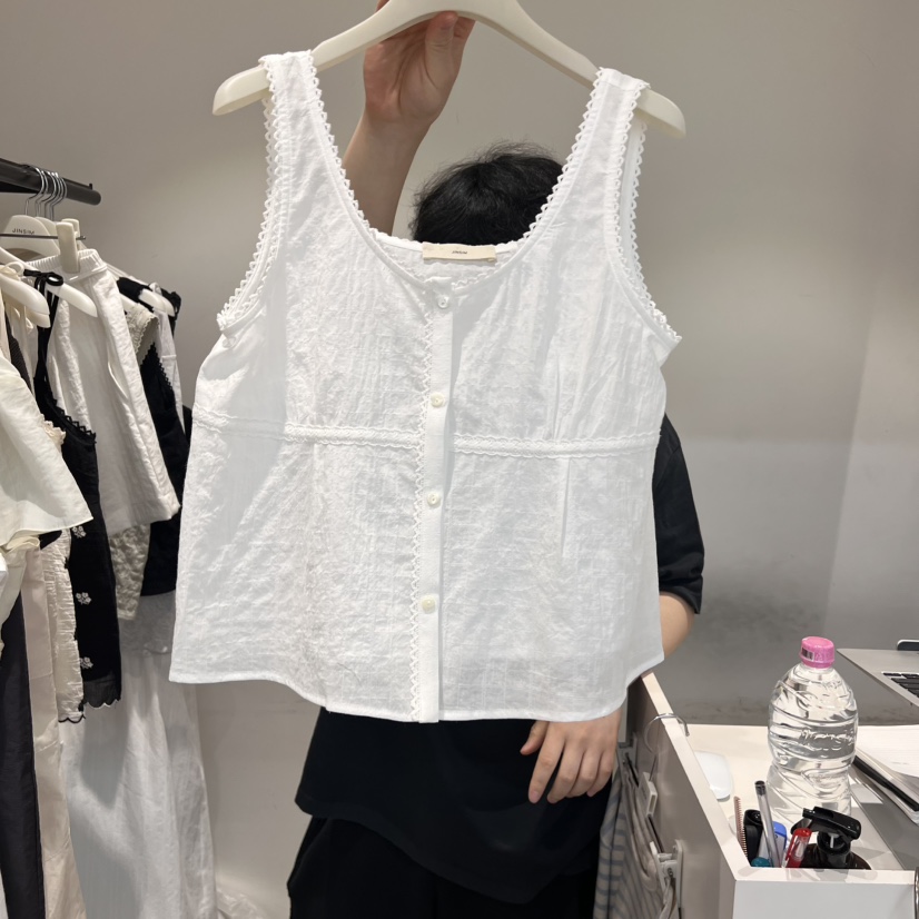 JINSIM東大門㊣實拍女士新品時尚推薦25春夏真品職業吊帶背心JINSIM吊帶/背心