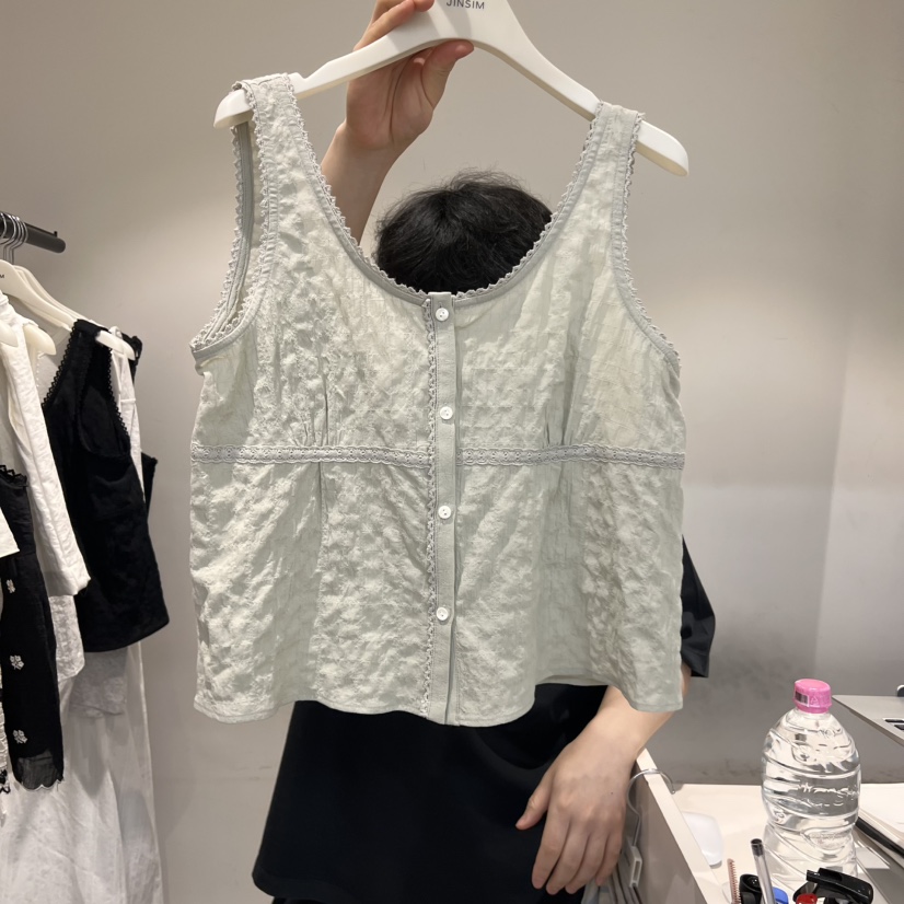 JINSIM東大門㊣實拍女士新品時尚推薦25春夏真品職業吊帶背心JINSIM吊帶/背心圖色2