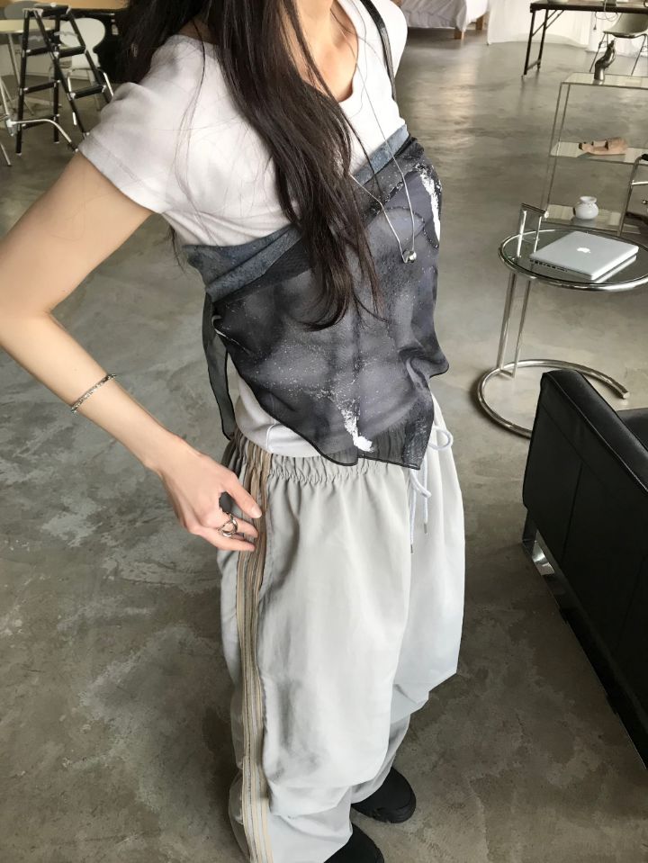 LIVE FOREVER東大門㊣實拍女士新品職業25春夏休閑圍巾披肩LIVE FOR_EVER圍巾/披肩圖色2