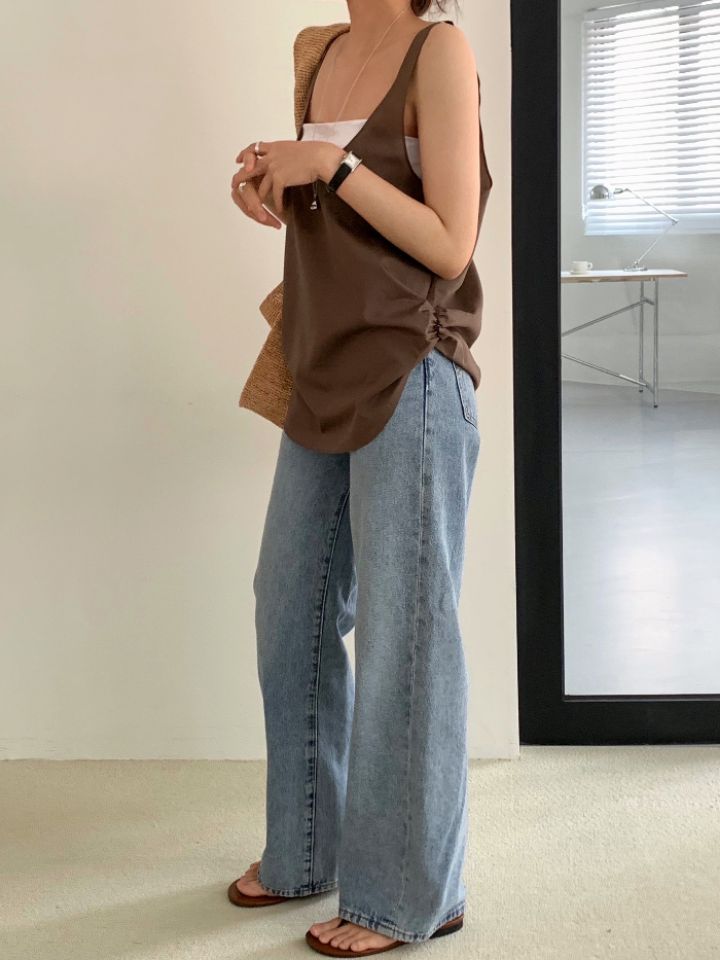 DOIT韓國代購㊣女裝新品人氣職業熱賣休閑時尚真品吊帶背心DOIT吊帶/背心