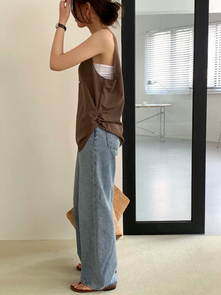 DOIT韓國代購㊣女裝新品人氣職業熱賣休閑時尚真品吊帶背心DOIT吊帶/背心