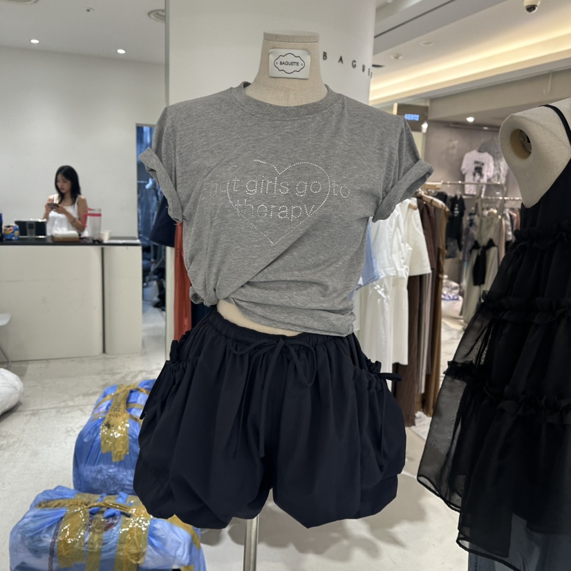 BAGUETTE韓國代購㊣女士新款真品熱賣職業推薦休閑時尚人氣T恤BAGUETTET恤