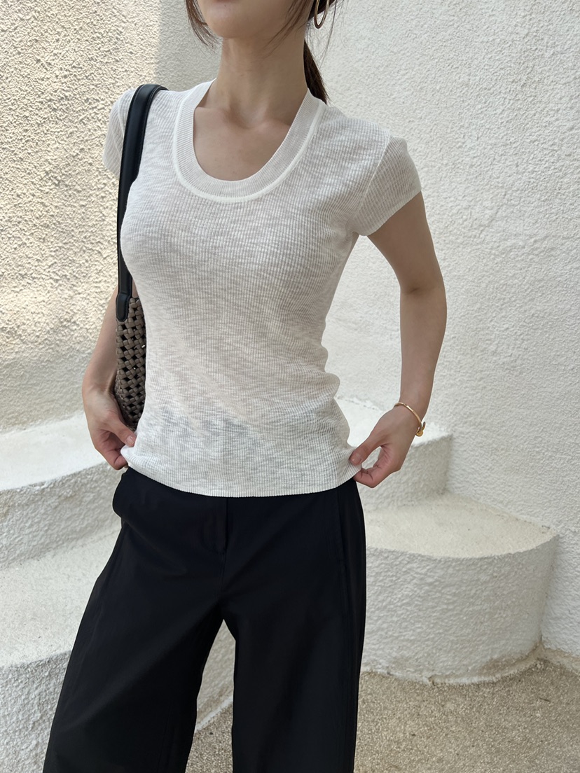 DEMAR韓國代購㊣女裝新款推薦人氣真品休閑職業25春夏針織衫DEMAR針織衫