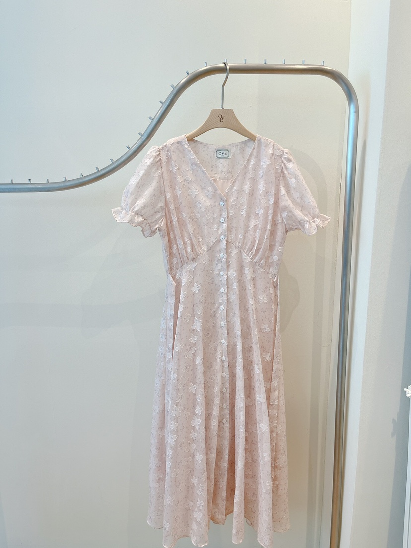 OVE韓國直郵㊣女裝新品真品推薦熱賣時尚25春夏人氣休閑連衣裙OVE連衣裙圖色2