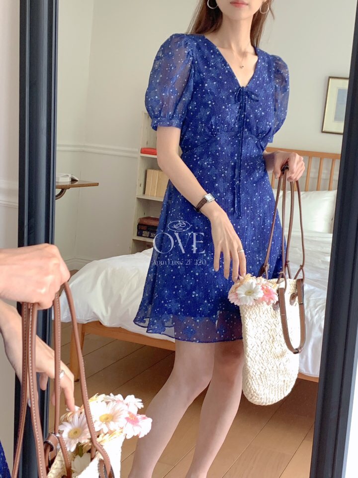 OVE東大門㊣直郵女士新品人氣時尚休閑熱賣職業25春夏連衣裙OVE連衣裙
