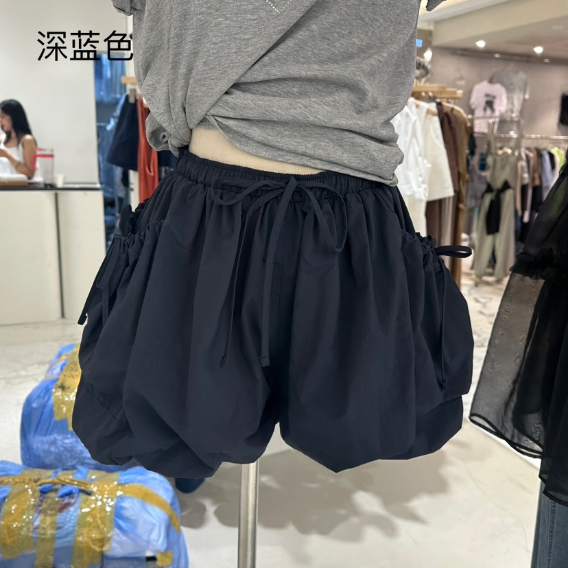 BAGUETTE東大門㊣實拍女士新品職業真品推薦休閑25春夏短褲口袋BAGUETTE短褲圖色3