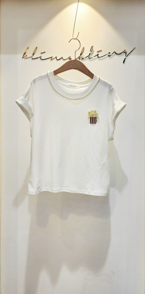 BLING BLING-S東大門㊣直郵女士新品真品推薦職業人氣T恤BLING BLING-ST恤圖色1