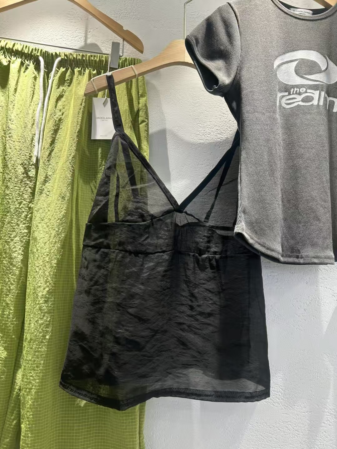 INBIBLE韓國代購㊣女裝新品推薦人氣熱賣真品休閑職業吊帶背心INBIBLE吊帶/背心