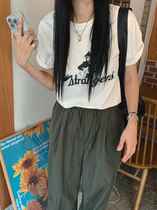 INBIBLE韓國直郵㊣女士新品人氣熱賣時尚休閑25春夏推薦T恤INBIBLET恤