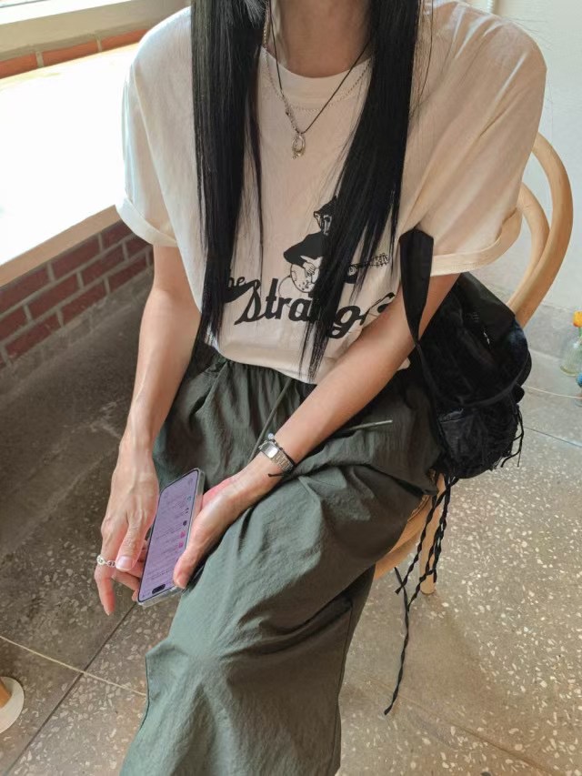 INBIBLE韓國直郵㊣女士新品人氣熱賣時尚休閑25春夏推薦T恤INBIBLET恤