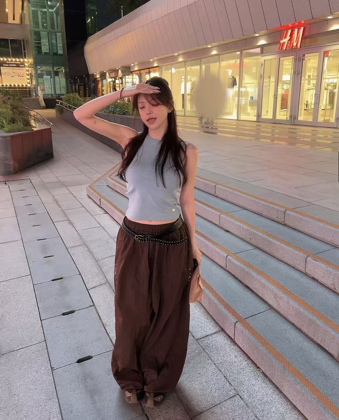 INBIBLE韓國直郵㊣女士新款職業人氣25春夏真品休閑吊帶背心INBIBLE吊帶/背心